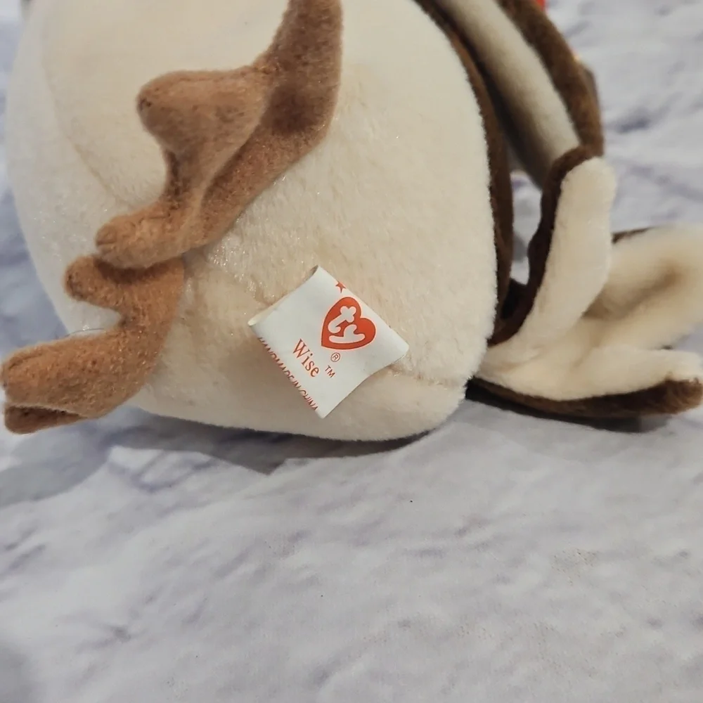 Ty beanie baby Wise the owl Class of 1998